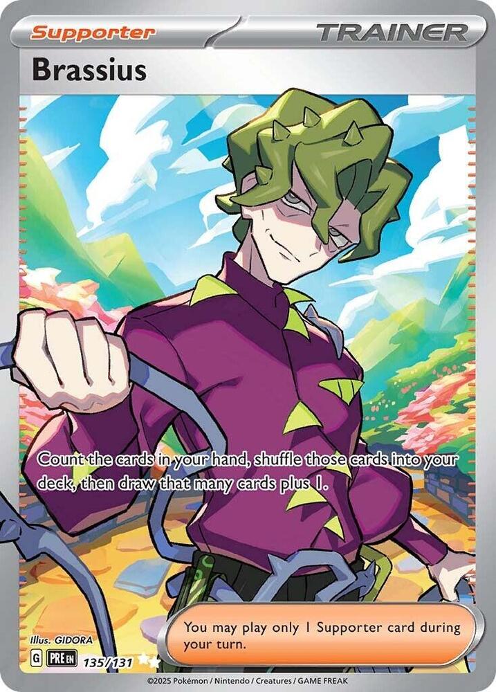 Brassius 135/131 Holofoil — Prismatic Evolutions Pokémon card