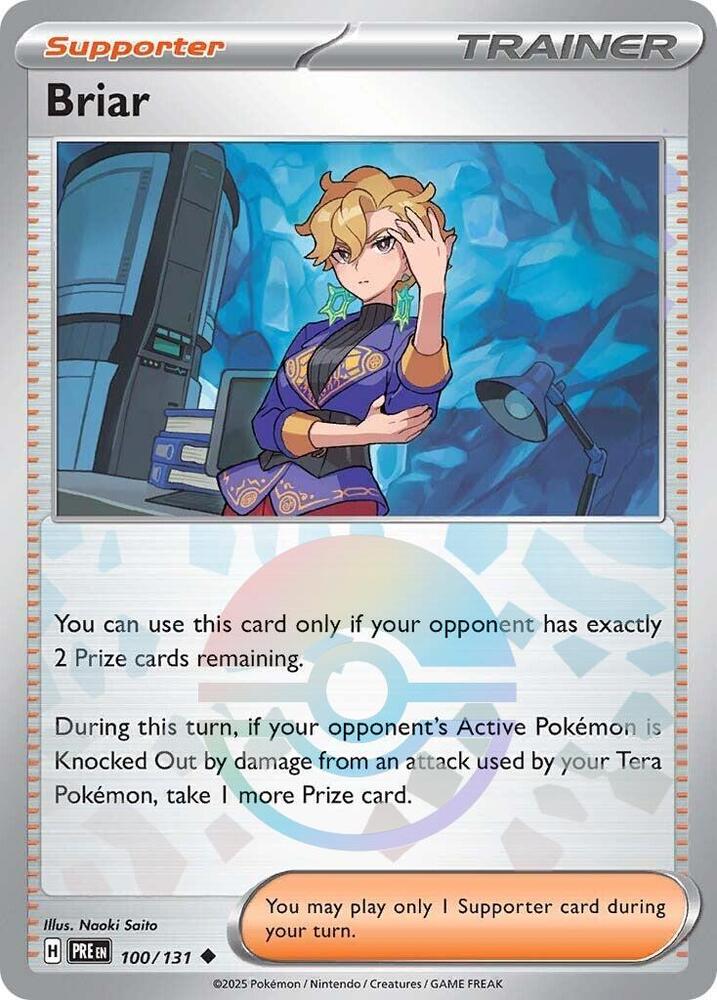 Briar 100/131 Poke Ball — Prismatic Evolutions Pokémon card