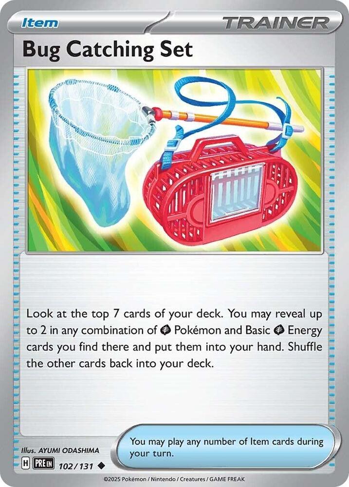 Bug Catching Set 102/131 Reverse Holofoil — Prismatic Evolutions Pokémon card