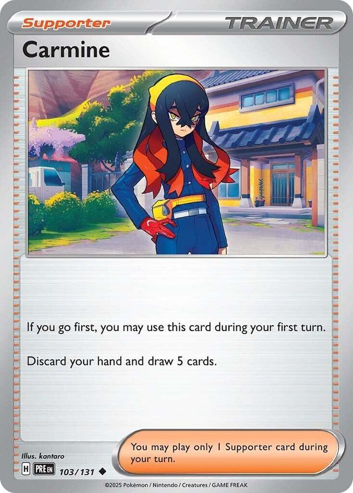 Carmine 103/131 — Prismatic Evolutions Pokémon card