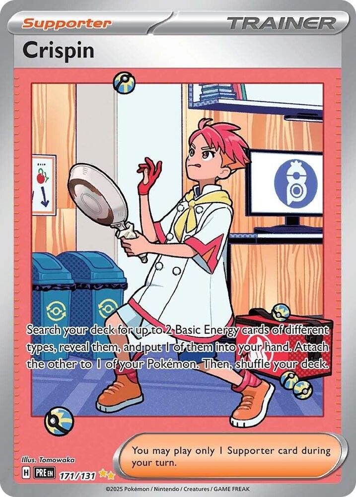 Crispin 171/131 Holofoil — Prismatic Evolutions Pokémon card