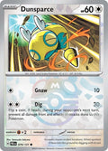 Dunsparce 079/131 Master Ball — Prismatic Evolutions Pokémon card