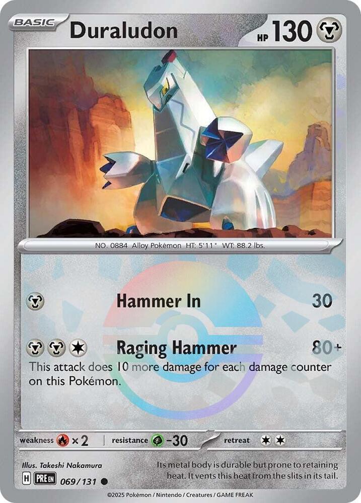 Duraludon 069/131 Poke Ball — Prismatic Evolutions Pokémon card
