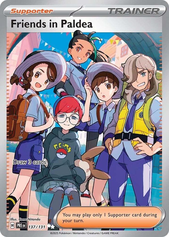 Friends in Paldea 137/131 Holofoil, Prismatic Evolutions Pokémon card
