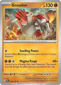 Groudon 049/131 Holofoil, Prismatic Evolutions Pokémon card