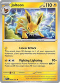 Jolteon 029/131 Holofoil — Prismatic Evolutions Pokémon card