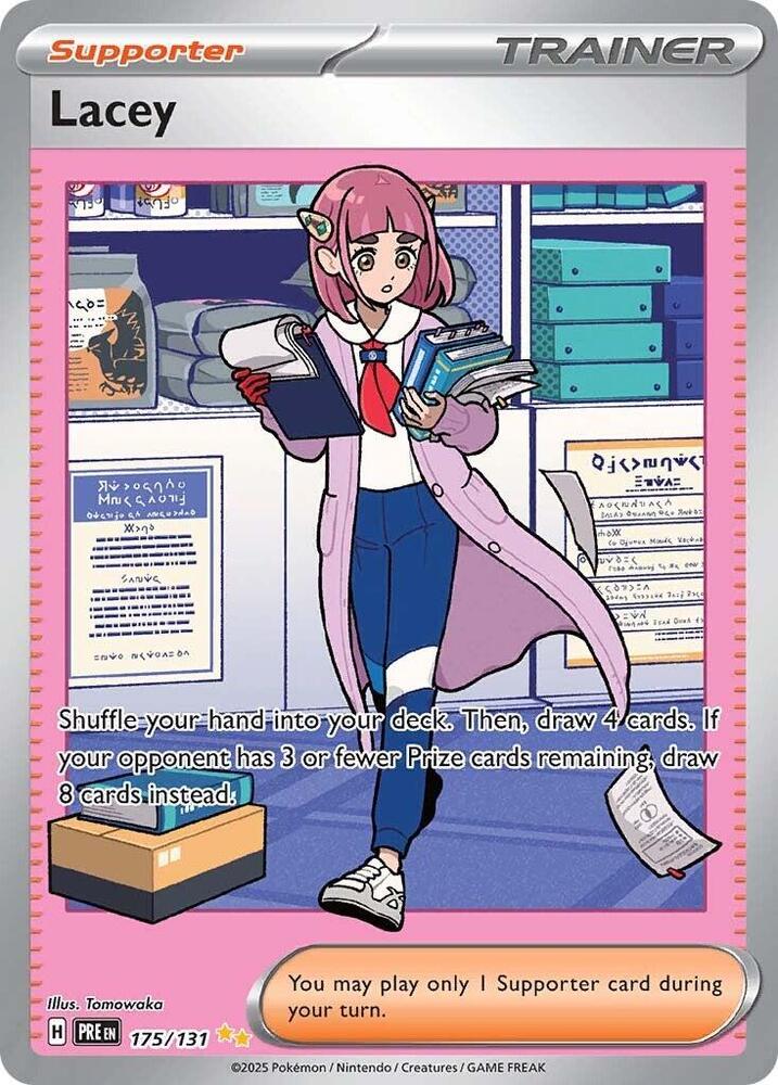 Lacey 175/131 Holofoil — Prismatic Evolutions Pokémon card