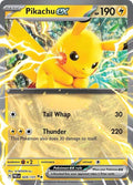 Pikachu ex 028/131 Holofoil — Prismatic Evolutions Pokémon card