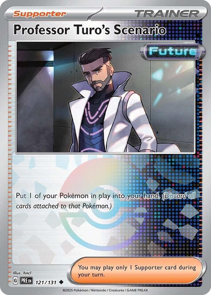 Professor Turo's Scenario 121/131 Poke Ball — Prismatic Evolutions Pokémon card
