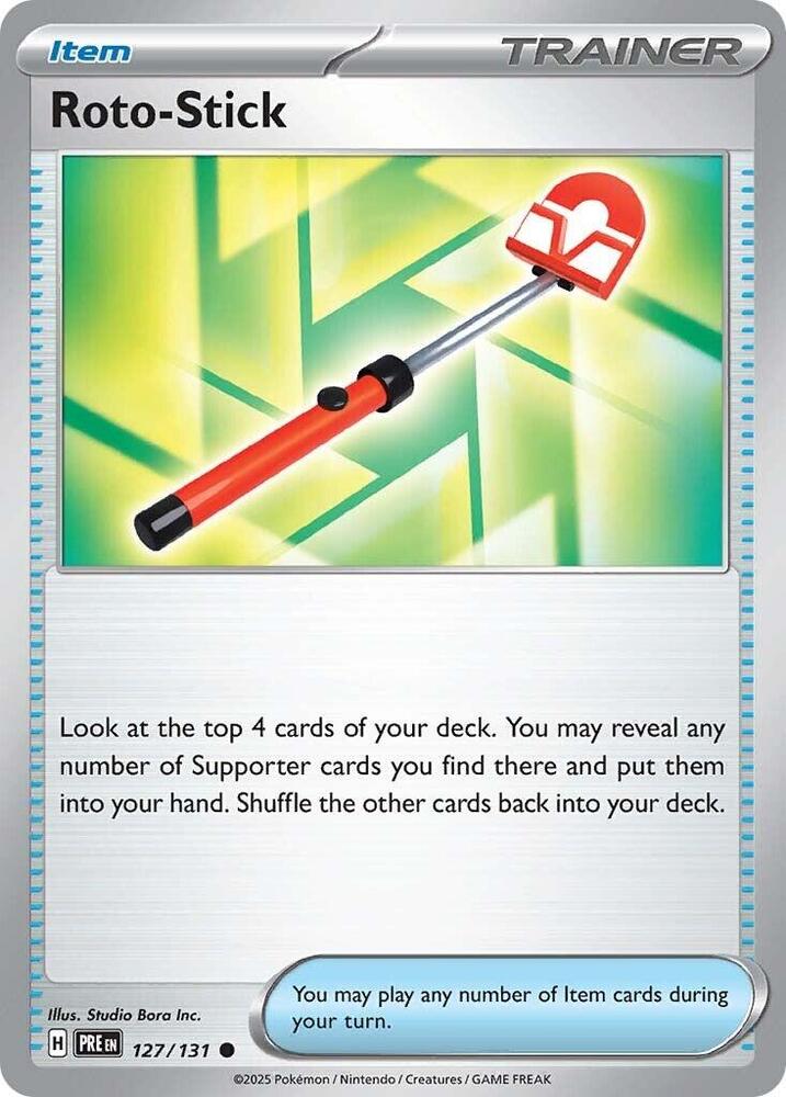 Roto-Stick 127/131 — Prismatic Evolutions Pokémon card