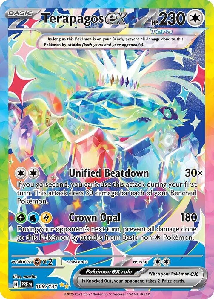 Pokemon - Prismatic Evolutions - Terapagos ex - 169/131 - Holofoil