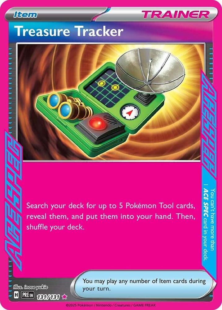 Treasure Tracker 131/131 Holofoil — Prismatic Evolutions Pokémon card
