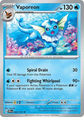 Vaporeon 022/131 Holofoil — Prismatic Evolutions Pokémon card