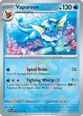 Vaporeon 022/131 Master Ball — Prismatic Evolutions Pokémon card