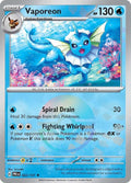 Vaporeon 022/131 Poke Ball — Prismatic Evolutions Pokémon card