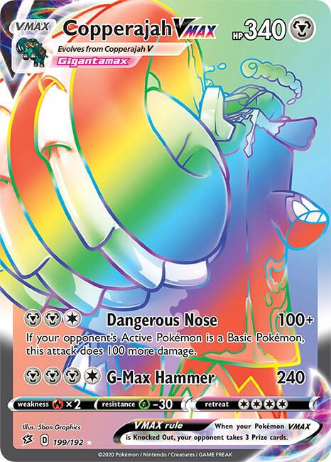 Copperajah VMAX 199/192 Holofoil — Rebel Clash Pokémon card
