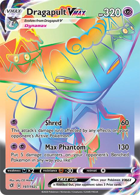 Dragapult VMAX 197/192 Holofoil — Rebel Clash Pokémon card