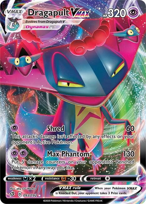 Dragapult VMAX 093/192 Holofoil — Rebel Clash Pokémon card