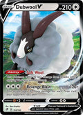 Dubwool V 153/192 Holofoil — Rebel Clash Pokémon card