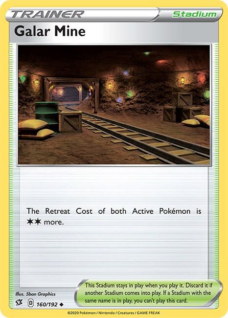 Galar Mine 160/192 — Rebel Clash Pokémon card