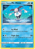 Galarian Mr. Mime 037/192 Reverse Holofoil — Rebel Clash Pokémon card