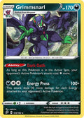 Grimmsnarl 125/192 Reverse Holofoil — Rebel Clash Pokémon card
