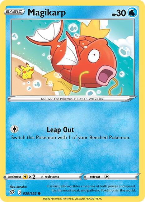 Magikarp 039/192 Reverse Holofoil — Rebel Clash Pokémon card