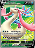 Milotic V 179/192 Holofoil — Rebel Clash Pokémon card