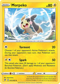 Morpeko 073/192 Reverse Holofoil — Rebel Clash Pokémon card
