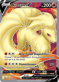 Ninetales V 177/192 Holofoil — Rebel Clash Pokémon card
