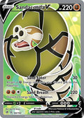 Sandaconda V 184/192 Holofoil — Rebel Clash Pokémon card