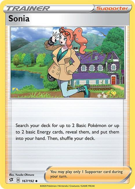Sonia 167/192 — Rebel Clash Pokémon card