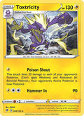 Toxtricity 069/192 Reverse Holofoil — Rebel Clash Pokémon card