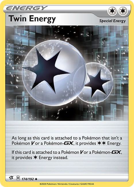 Twin Energy 174/192 Reverse Holofoil — Rebel Clash Pokémon card
