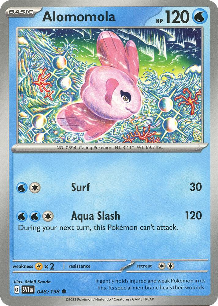 Pokemon - Scarlet & Violet - Alomomola - 048/198 - Reverse Holofoil