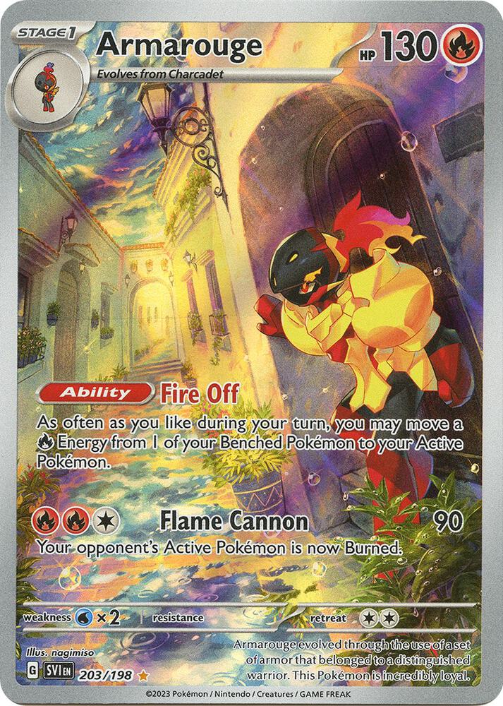 Pokemon - Scarlet & Violet - Armarouge - 203/198 - Holofoil