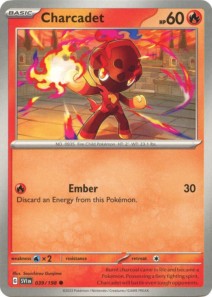 Pokemon - Scarlet & Violet - Charcadet - 039/198 - Reverse Holofoil