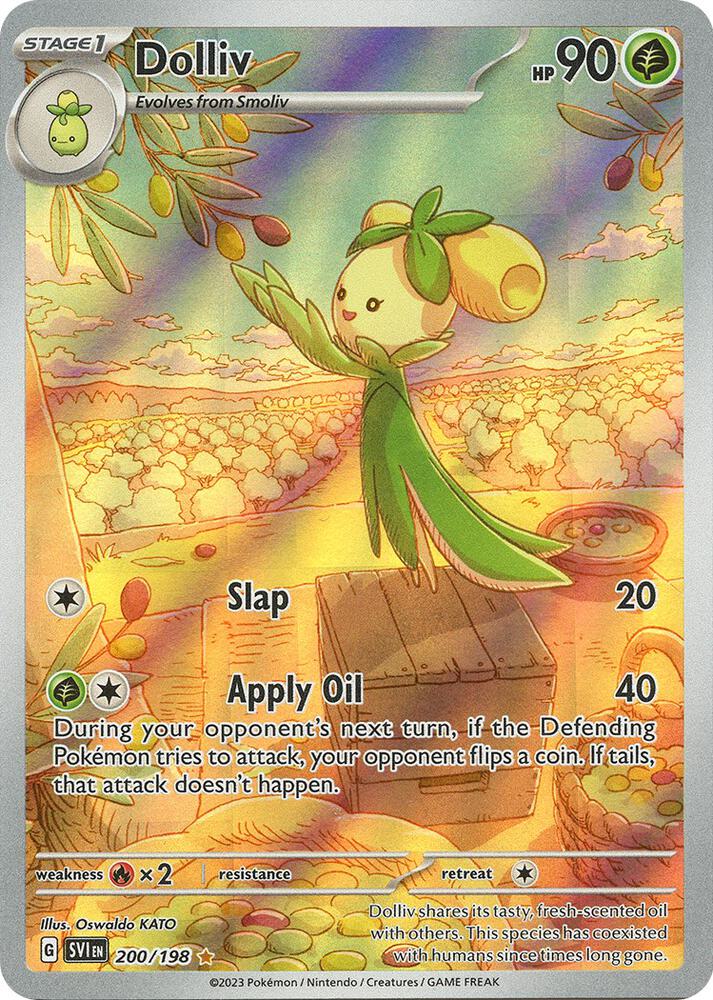 Dolliv 200/198 Holofoil — Scarlet & Violet Pokémon card