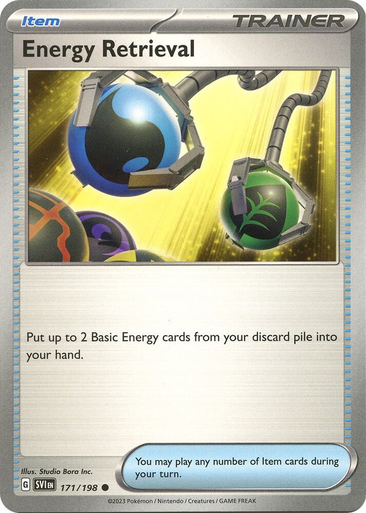 Energy Retrieval 171/198 Reverse Holofoil — Scarlet & Violet Pokémon card