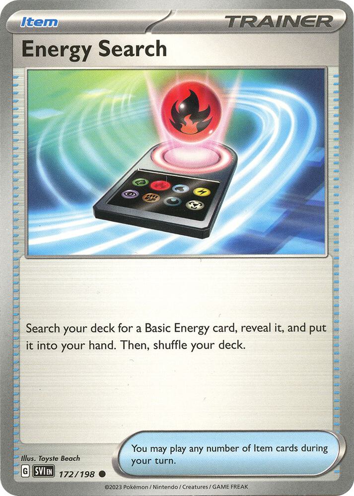 Energy Search 172/198 — Scarlet & Violet Pokémon card