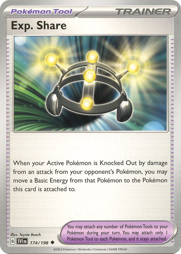 Exp. Share 174/198 — Scarlet & Violet Pokémon card
