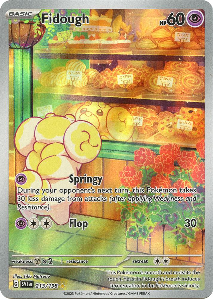 Fidough 213/198 Holofoil — Scarlet & Violet Pokémon card