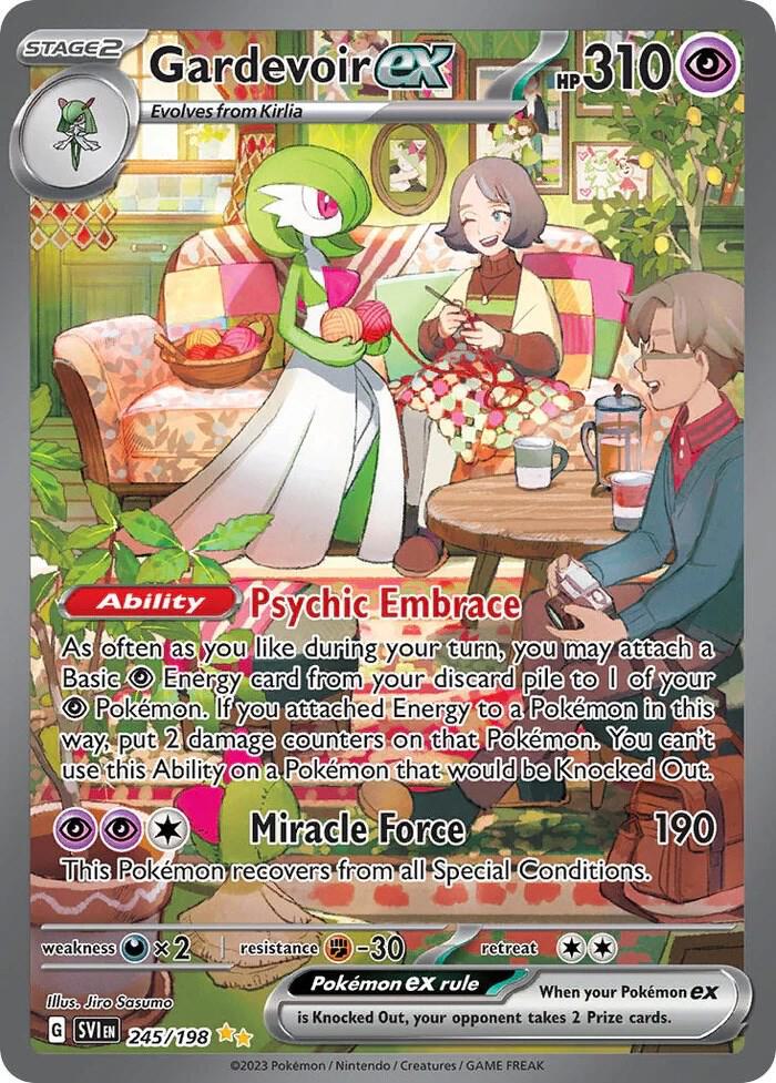 Gardevoir ex 245/198 Holofoil — Scarlet & Violet Pokémon card