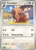 Greedent 152/198 — Scarlet & Violet Pokémon card