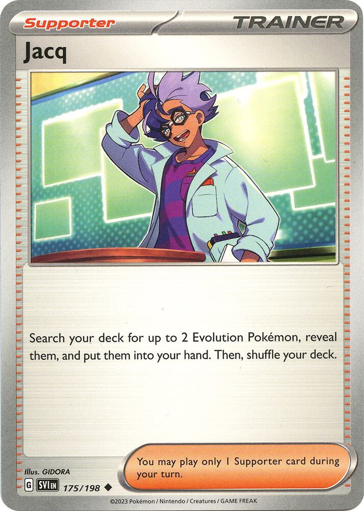 Jacq 175/198 — Scarlet & Violet Pokémon card