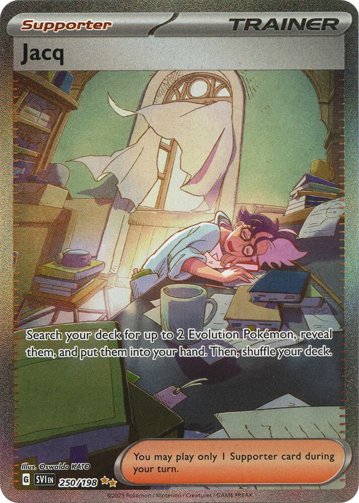 Jacq 250/198 Holofoil — Scarlet & Violet Pokémon card