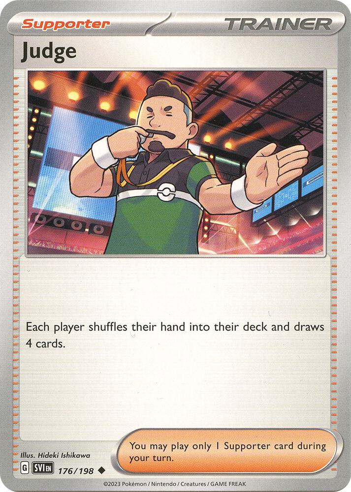 Judge 176/198 — Scarlet & Violet Pokémon card