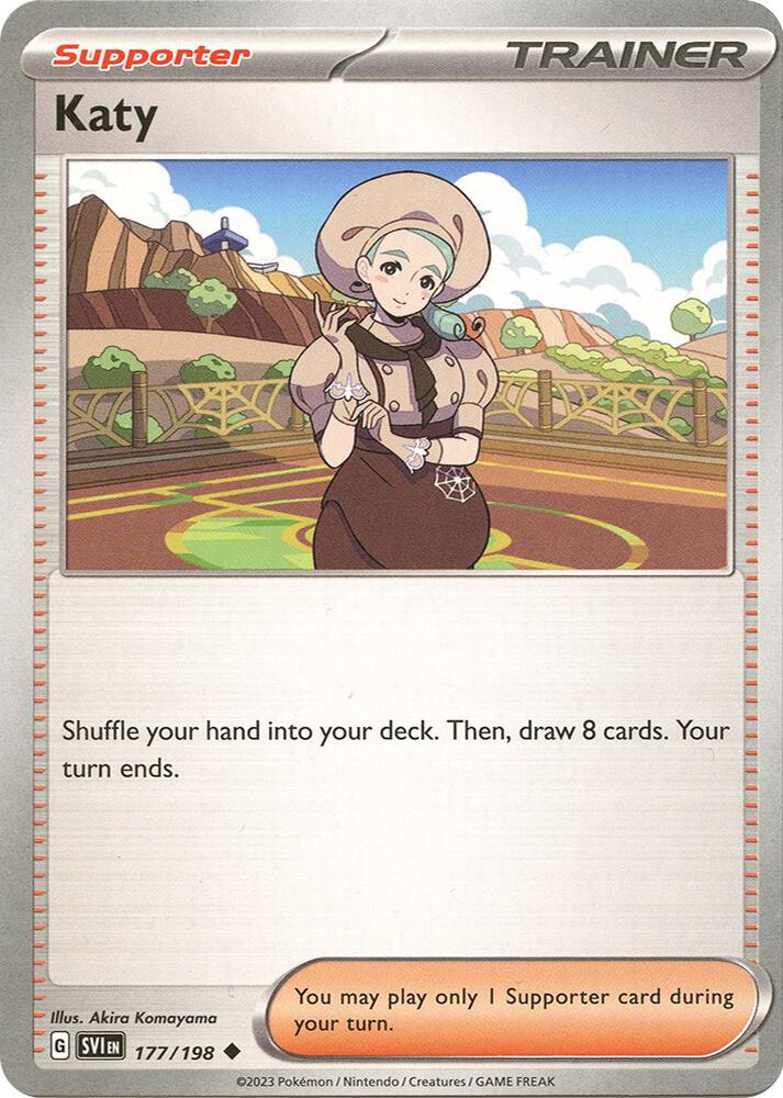 Pokemon - Scarlet & Violet - Katy - 177/198 - Reverse Holofoil