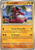 Krookodile 117/198 Reverse Holofoil — Scarlet & Violet Pokémon card