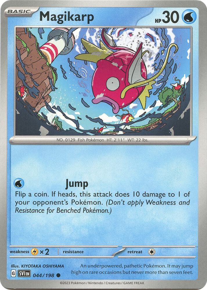 Magikarp 044/198 Reverse Holofoil — Scarlet & Violet Pokémon card